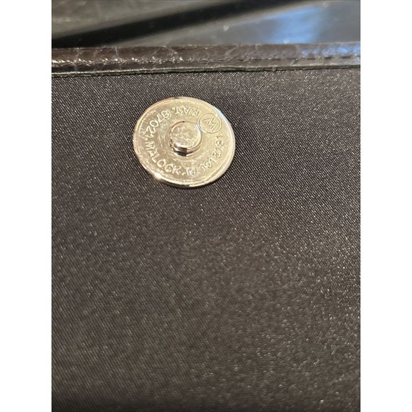 Lauren Ralph Lauren Vintage Black Nylon Baguette Bag With Shoulder Strap - Picture 16 of 16